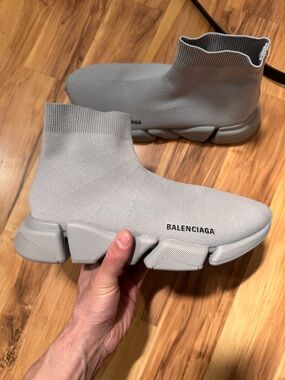 Balenciaga Speed 2.0 Grey. Used. Mens 10
